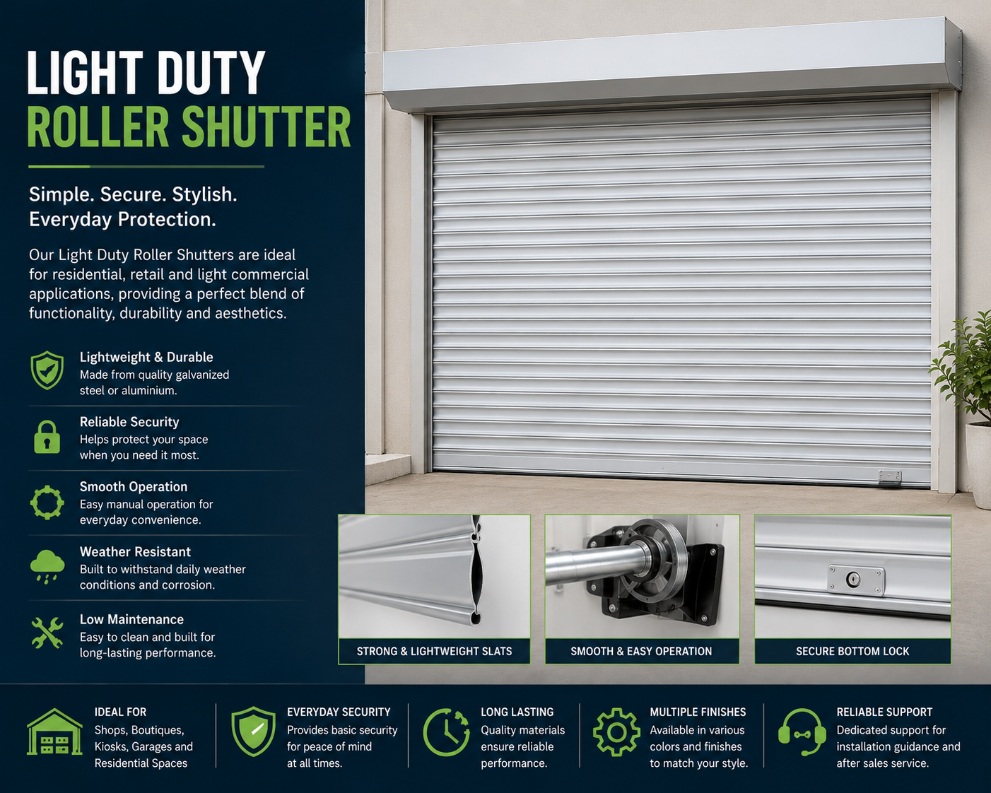 Light Duty Roller Shutter