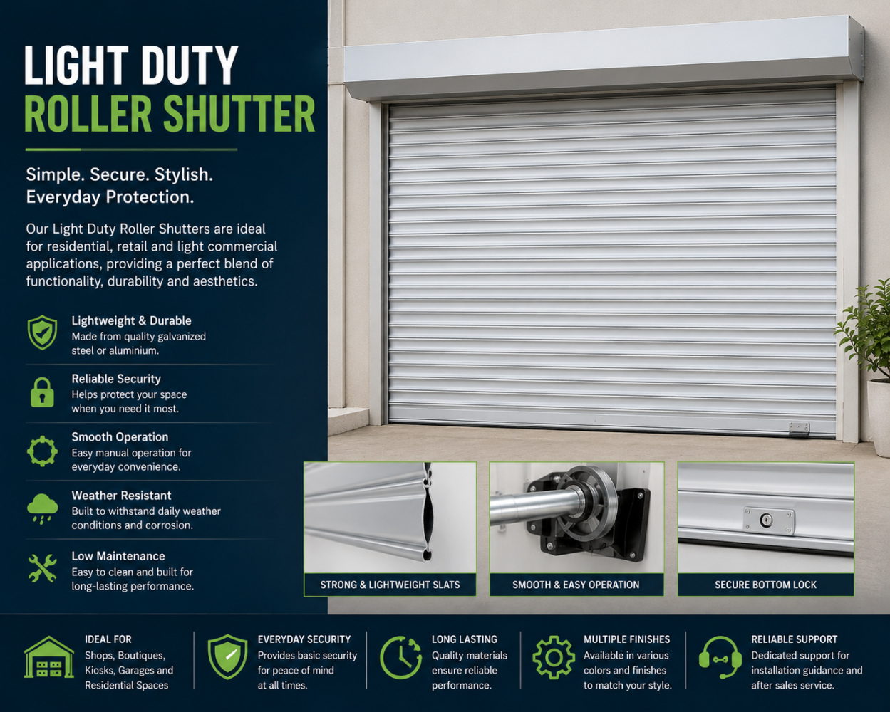 Light Duty Roller Shutter