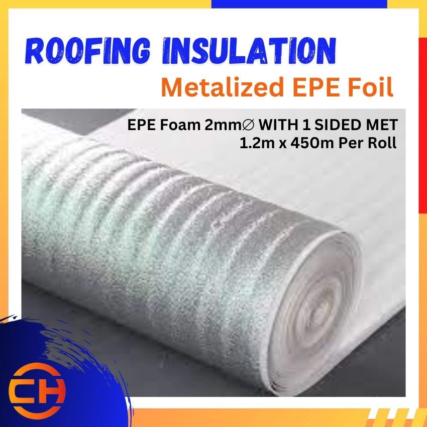 Metalized EPE Foam Foil (1.2mmx450meter/roll)