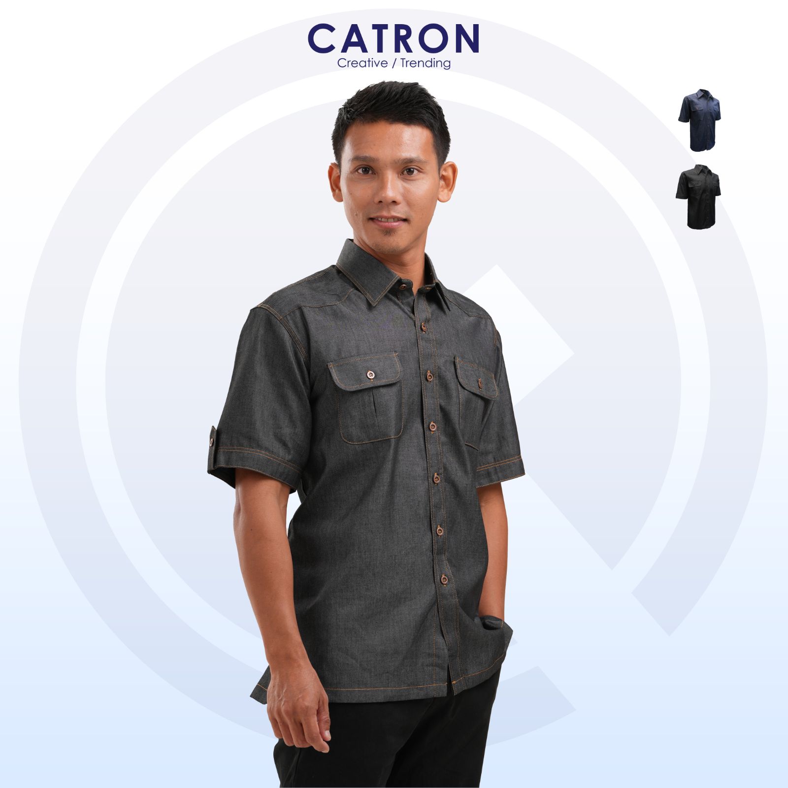 FD 882 Denimsoft Unisex Short Sleeve Corporate Shirt