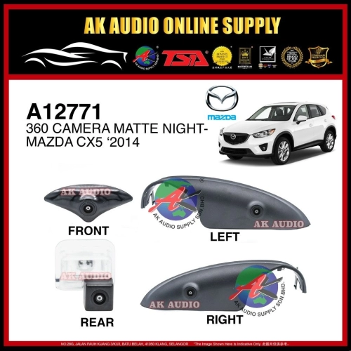 360 CAMERA  MATTE NIGHT- MAZDA CX5 2014 -A12771