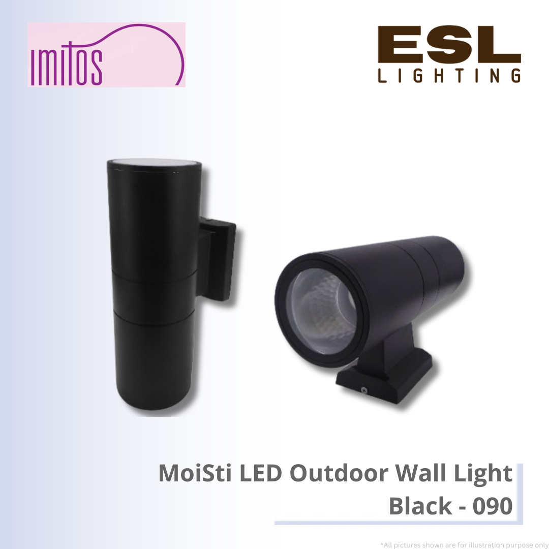 IMITOS MoiSti LED Outdoor Wall Light Black - 090