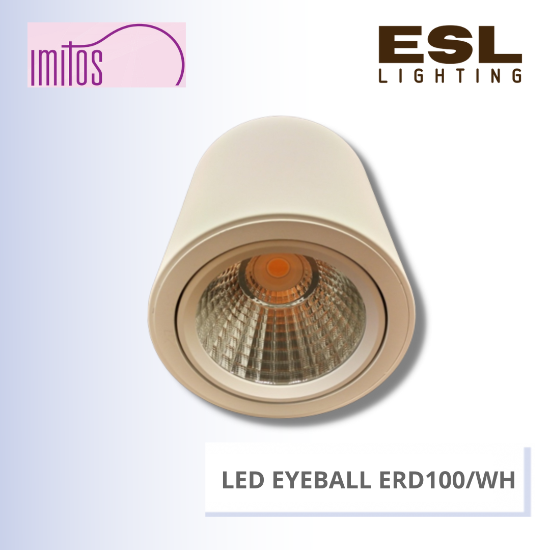 IMITOS LED SURFACE EYEBALL ERD100/WH 15W