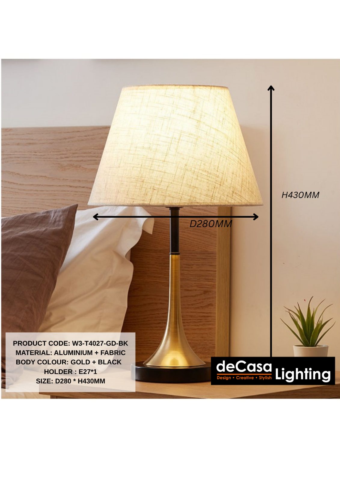 MODERN TABLE LAMP (T4027)