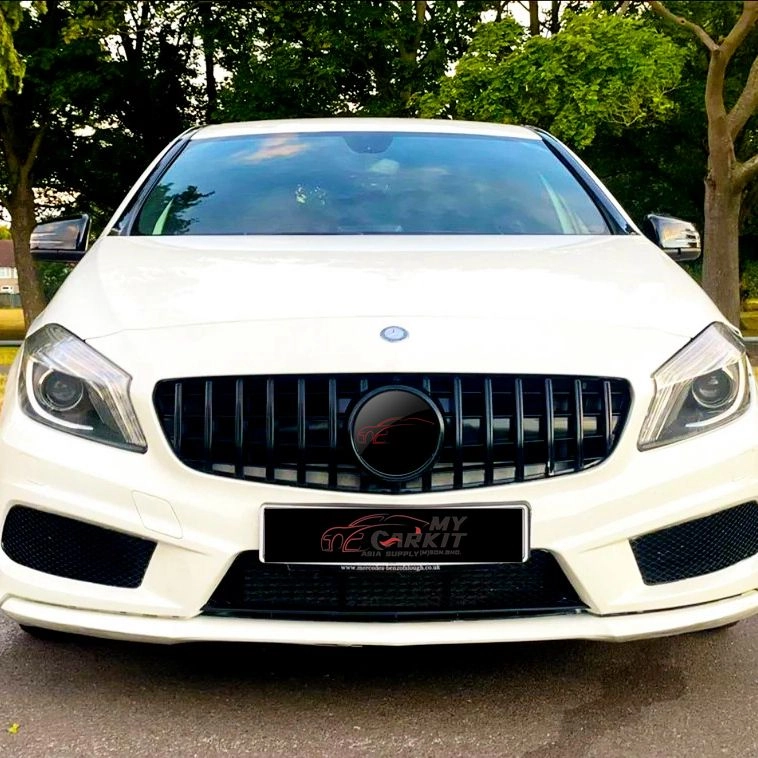 MERCEDES BENZ A CLASS W176 GT GRILLE GLOSS BLACK