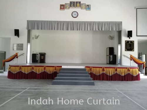 Decor Pentas Sekolah Skirting dan Pejabat Blind