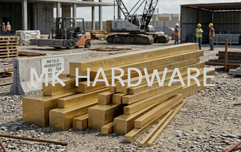 BRASS SQUARE BAR 10MM