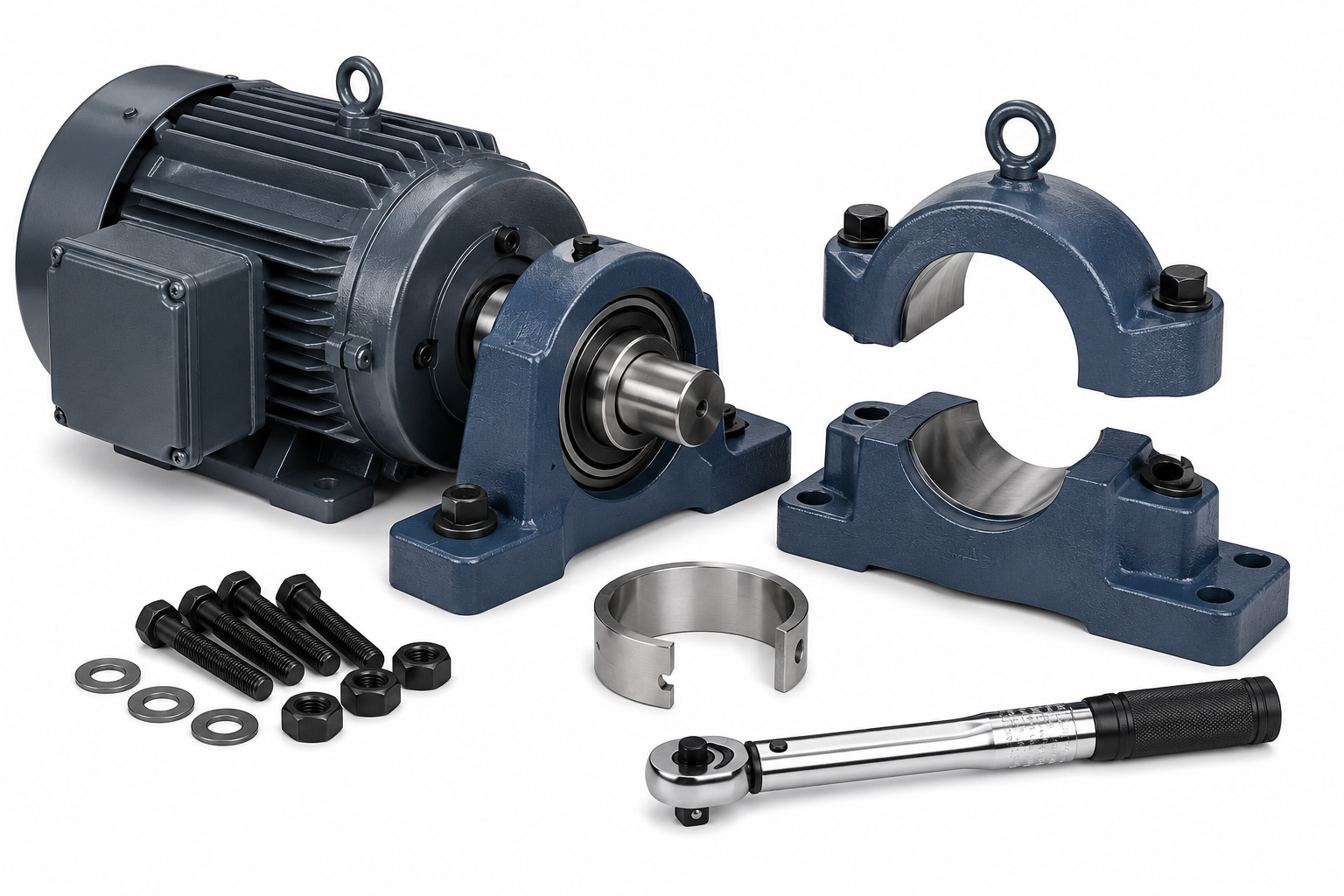 Electric Bearing Housing Installation