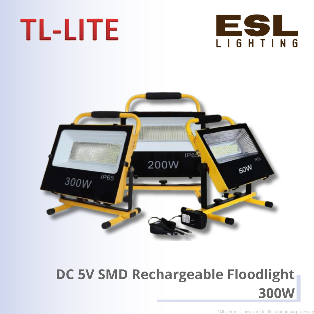 TL-LITE DC 5V SMD Rechargeable Floodlight - 300W