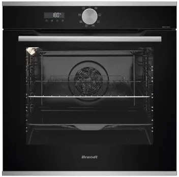 Brandt 60cm Built In Hydrolyse Oven BOH 7532LX (73L)