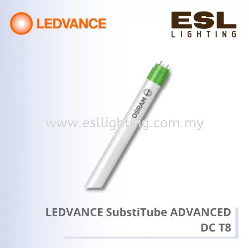 LEDVANCE SUBSTITUBE ADVANCED DC T8 1.2M 18W - 4058075208179 / 4058075208193 / 4058075208155