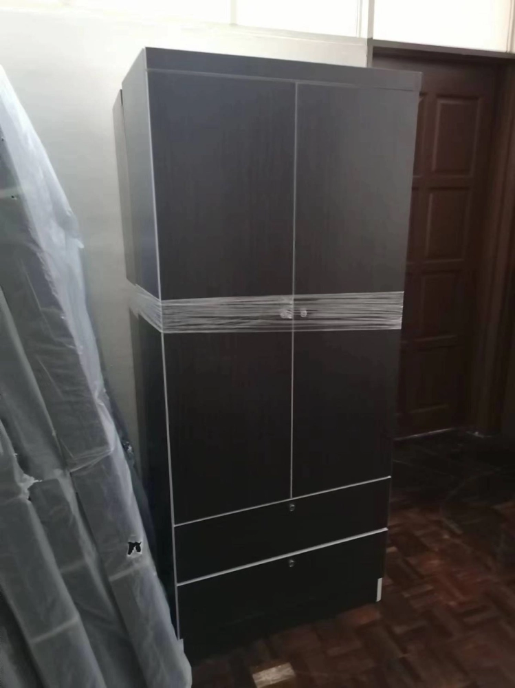 Wooden Wardrobe Two Door For Hostel and Homestay | Katil Double Decker Besi Metal | 5 Inch Rebond High Density Single Mattress | Hostel Furniture | Kedai Kilang Tilam Katil Asrama | Rawang | Penang | KL | Ipoh | Klang | Shah Alam | Kuantan | Pekan | Bandar Baru