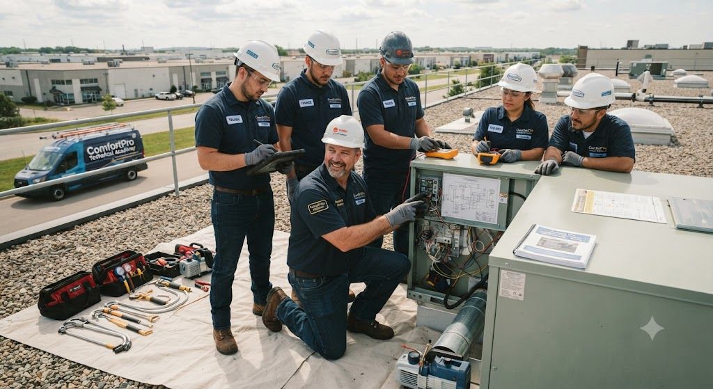 Industrial HVAC installer certification program
