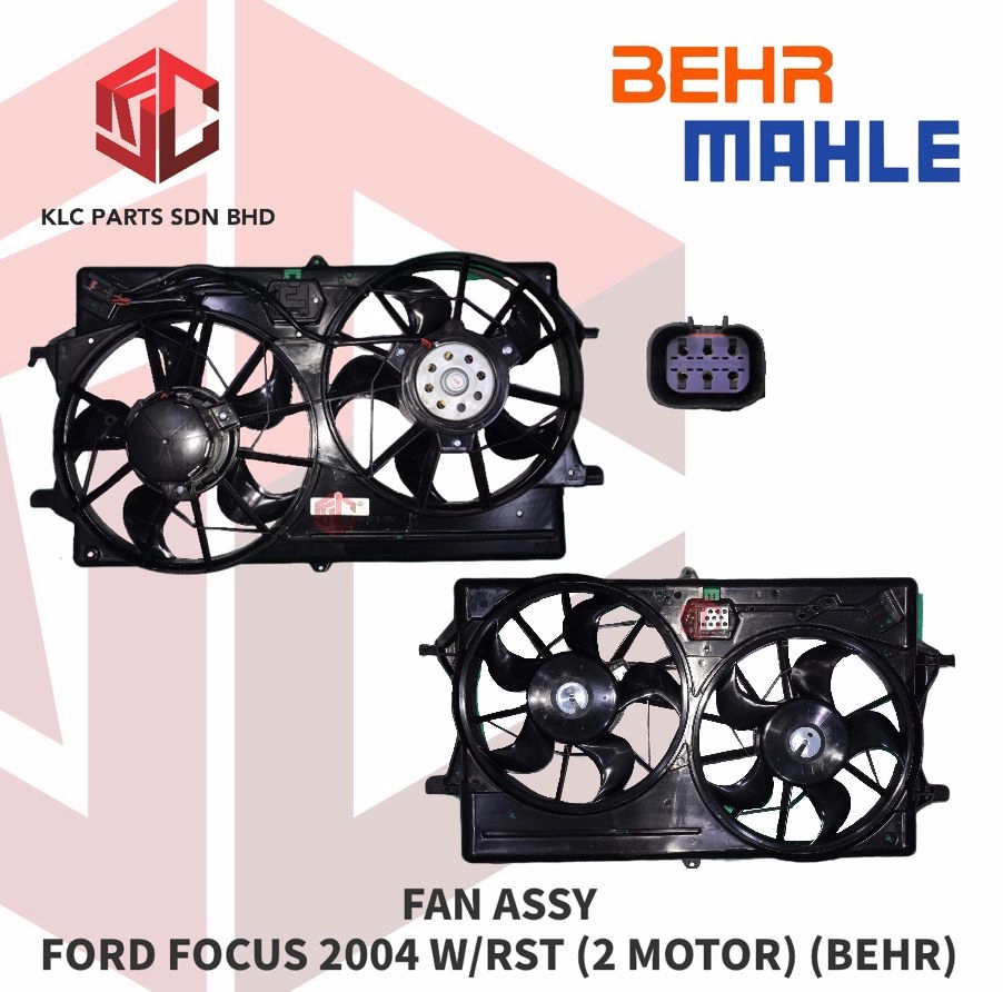 FAN ASSY FORD FOCUS 2004 W/RST (2 MOTOR) (BEHR)