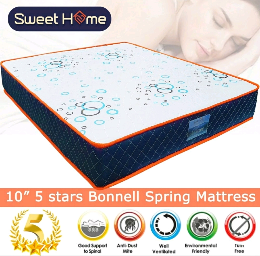 High Quality Durable Bonell Spring Mattress Queen King 