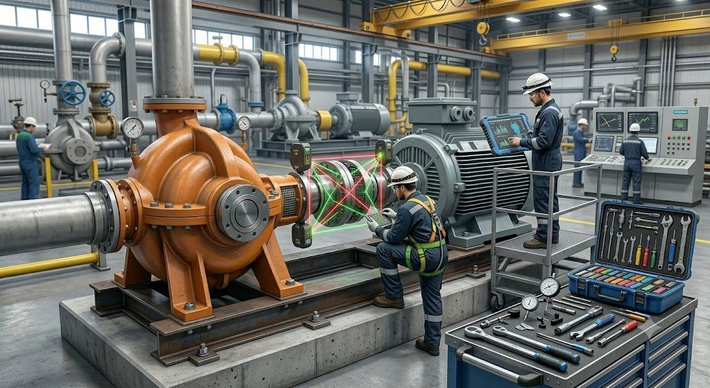 Horizontal Pump Shaft Alignment