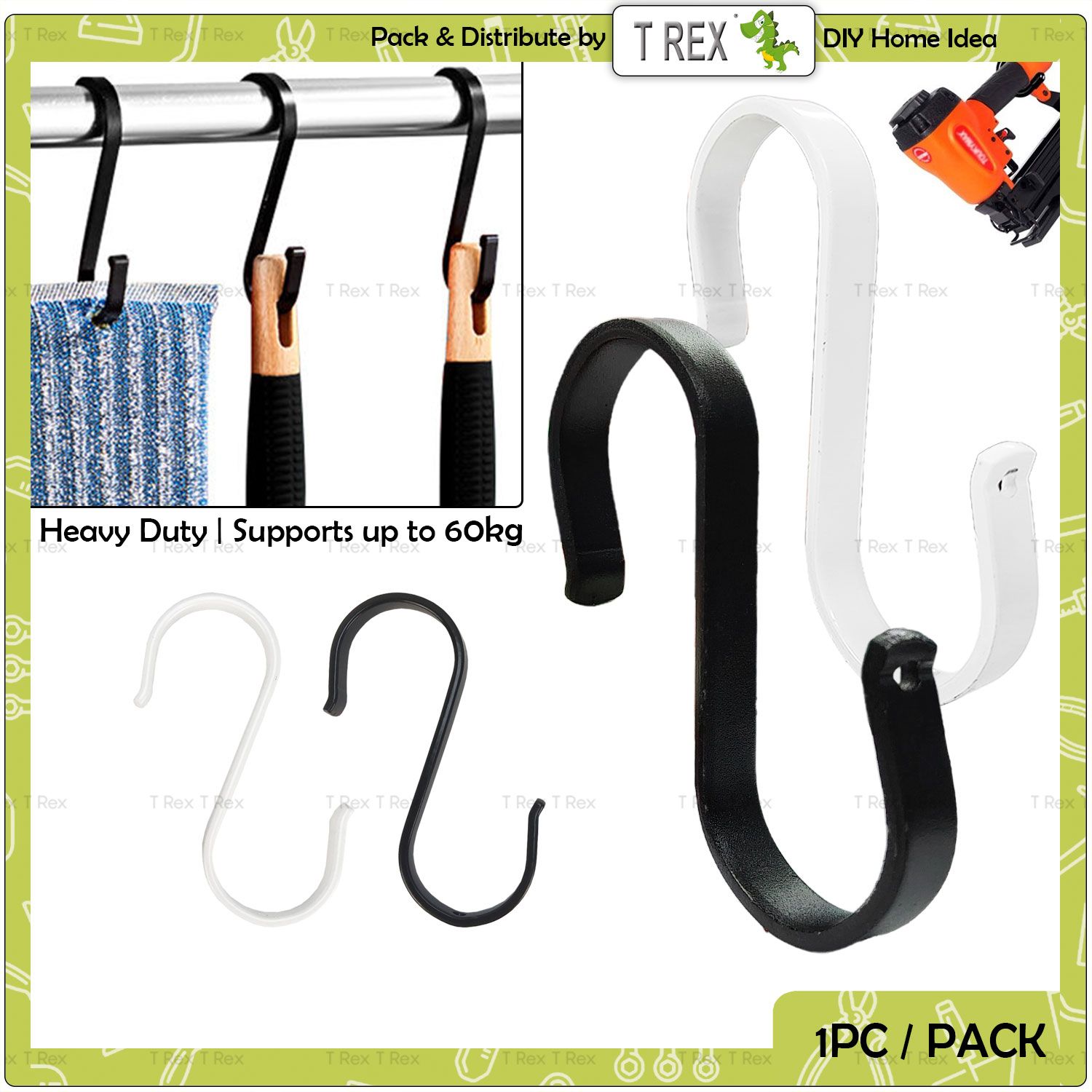 T Rex Heavy Duty Metal S Hook