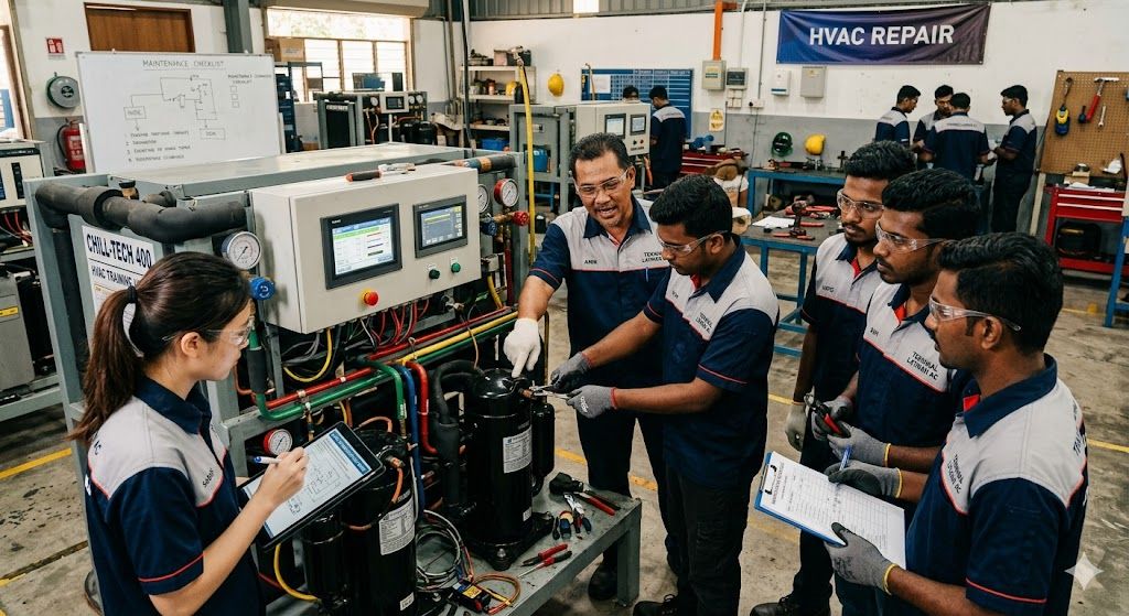 Packaged chiller repair course
