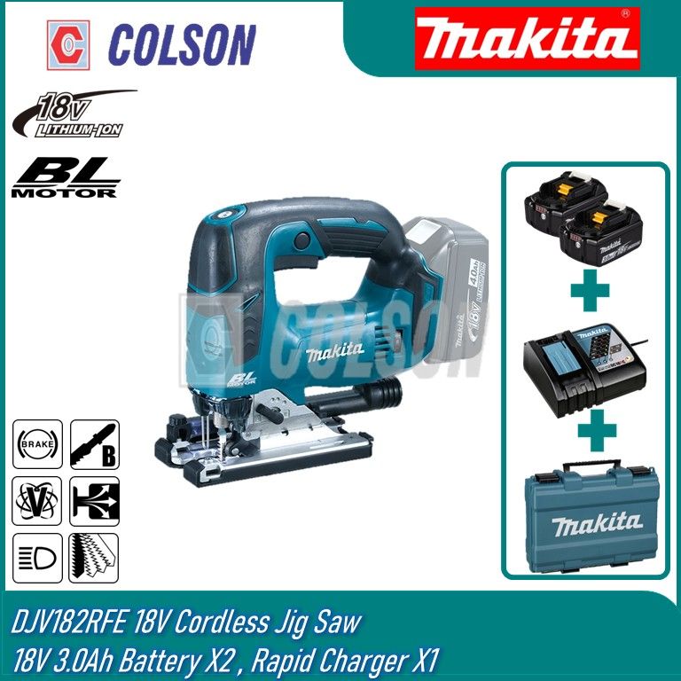 MAKITA DJV182RFE/ DJV182Z 18V Cordless Jig Saw Solo / Set