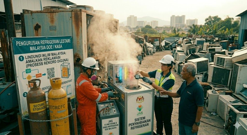 refrigerant recycling hazardous safety Malaysia DOE