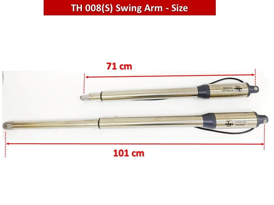 TH 008(S) Solar Autogate System Arm Motor for Swing & Folding Gate (Full Set)