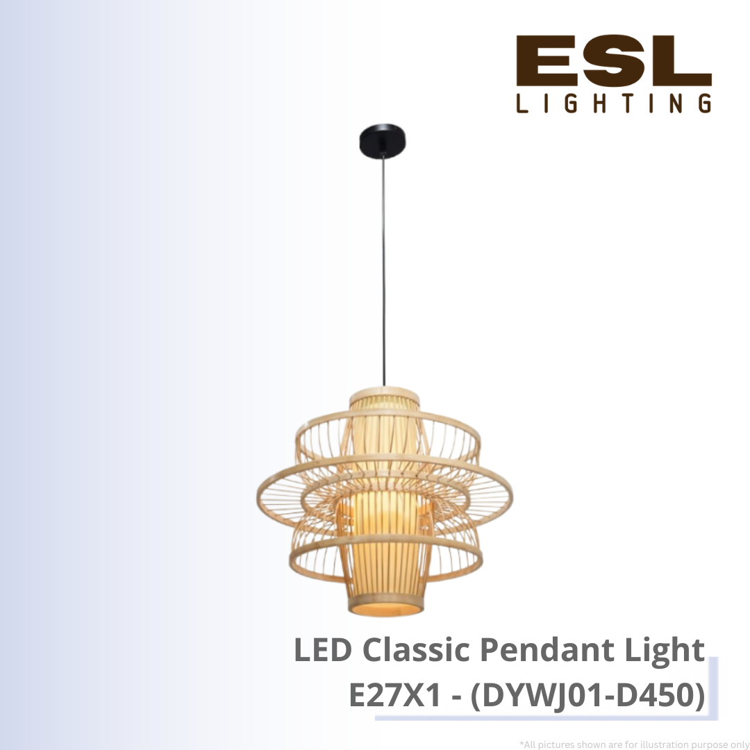 LED Classic Pendant Light E27X1 - DYWJ01-D450