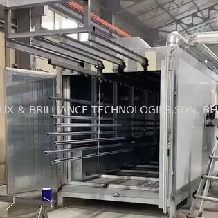 Conveyor powder coating oven