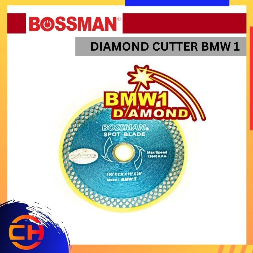 BOSSMAN DIAMOND CUTTING WHEEL BMW 1 DIAMOND CUTTER 