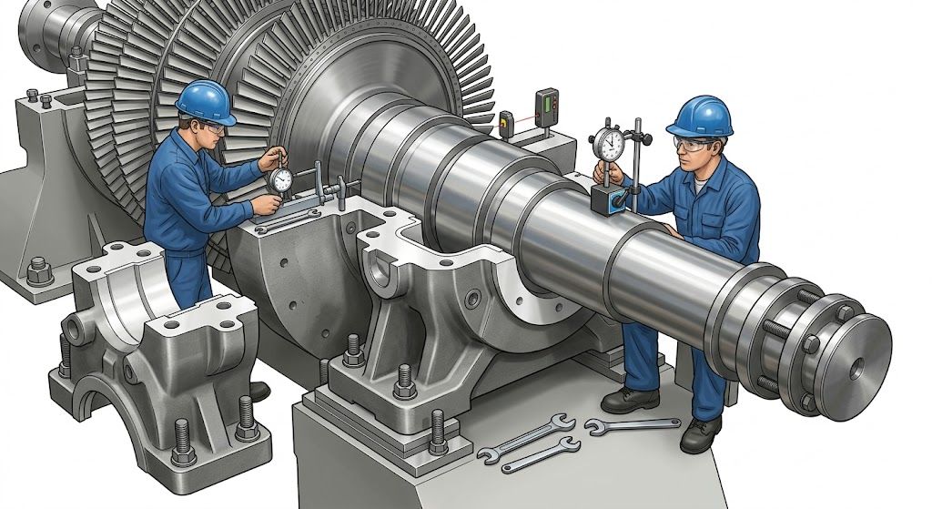 Turbine Bearing Alignment