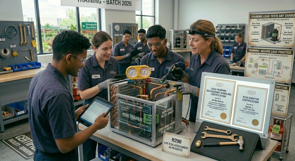 R290 refrigerant handling certification