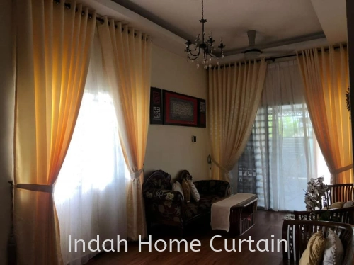 Living Hall Curtain Eyelet 