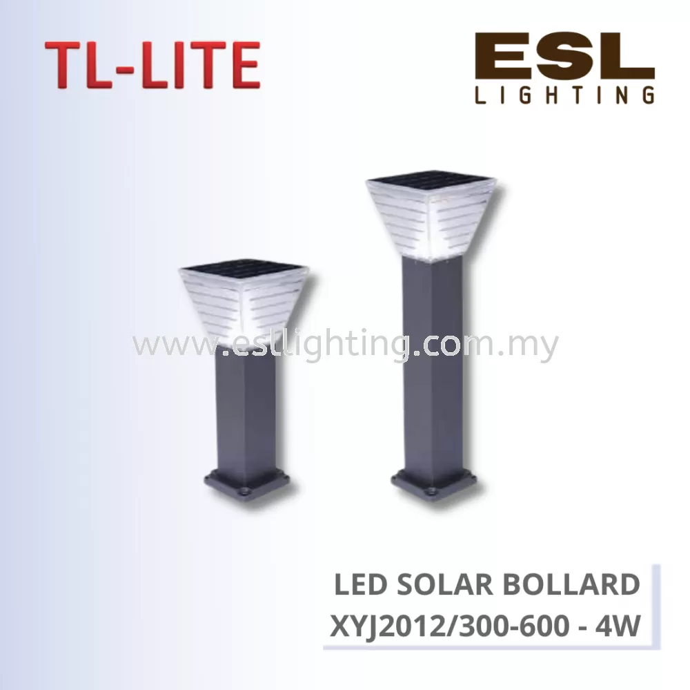 TL-LITE SOLAR LIGHT - LED SOLAR BOLLARD XJY2012/300-600 - 4W