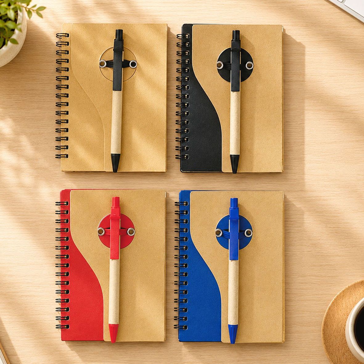 Eco A6 Notebook with Pen 0124