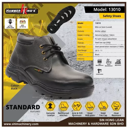 (STANDARD) HAMMER KING'S SAFETY SHOES 13010