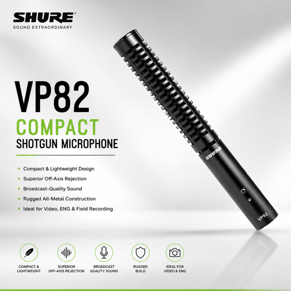 Shure VP82 Compact Shotgun Microphone