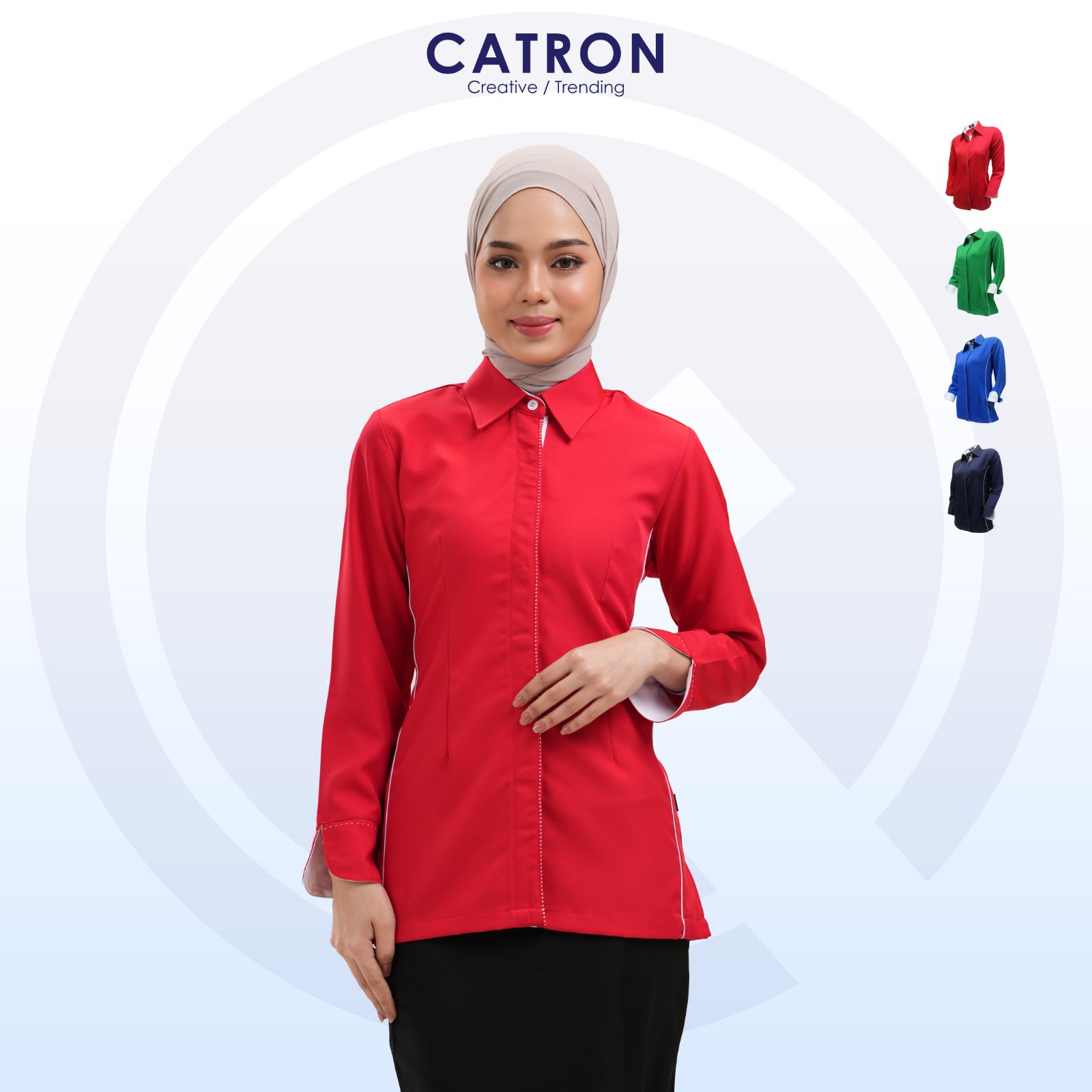 FP 922 Polysoft Ladies Long Sleeve Corporate Shirt