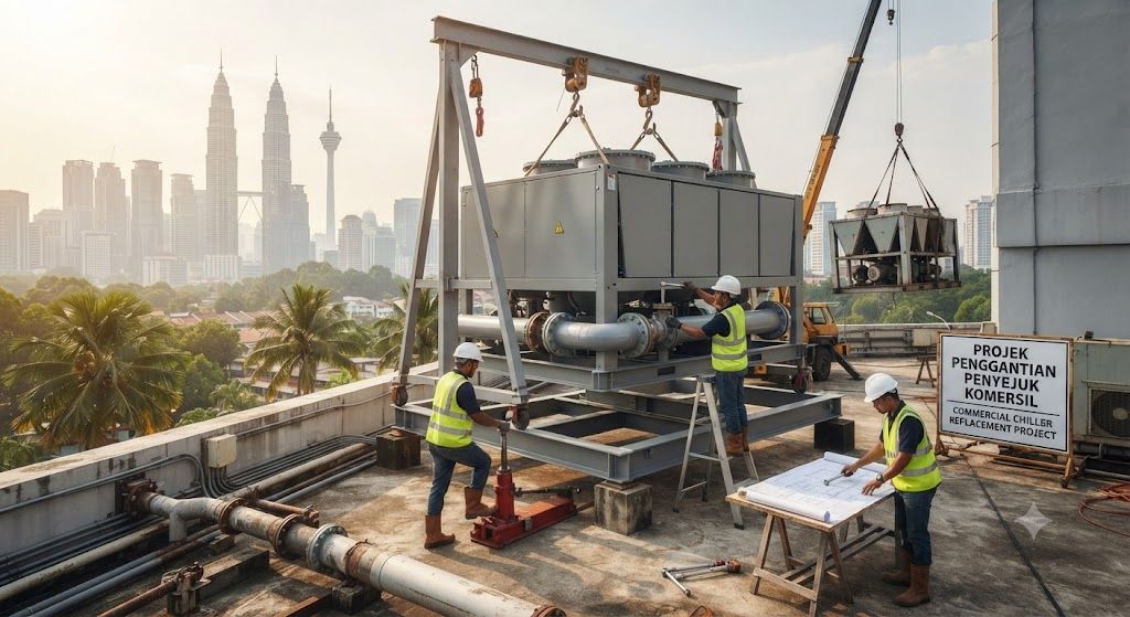 Commercial chiller replacement Malaysia