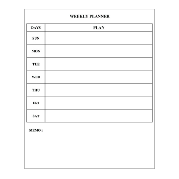 Planner & chart - PLANNER