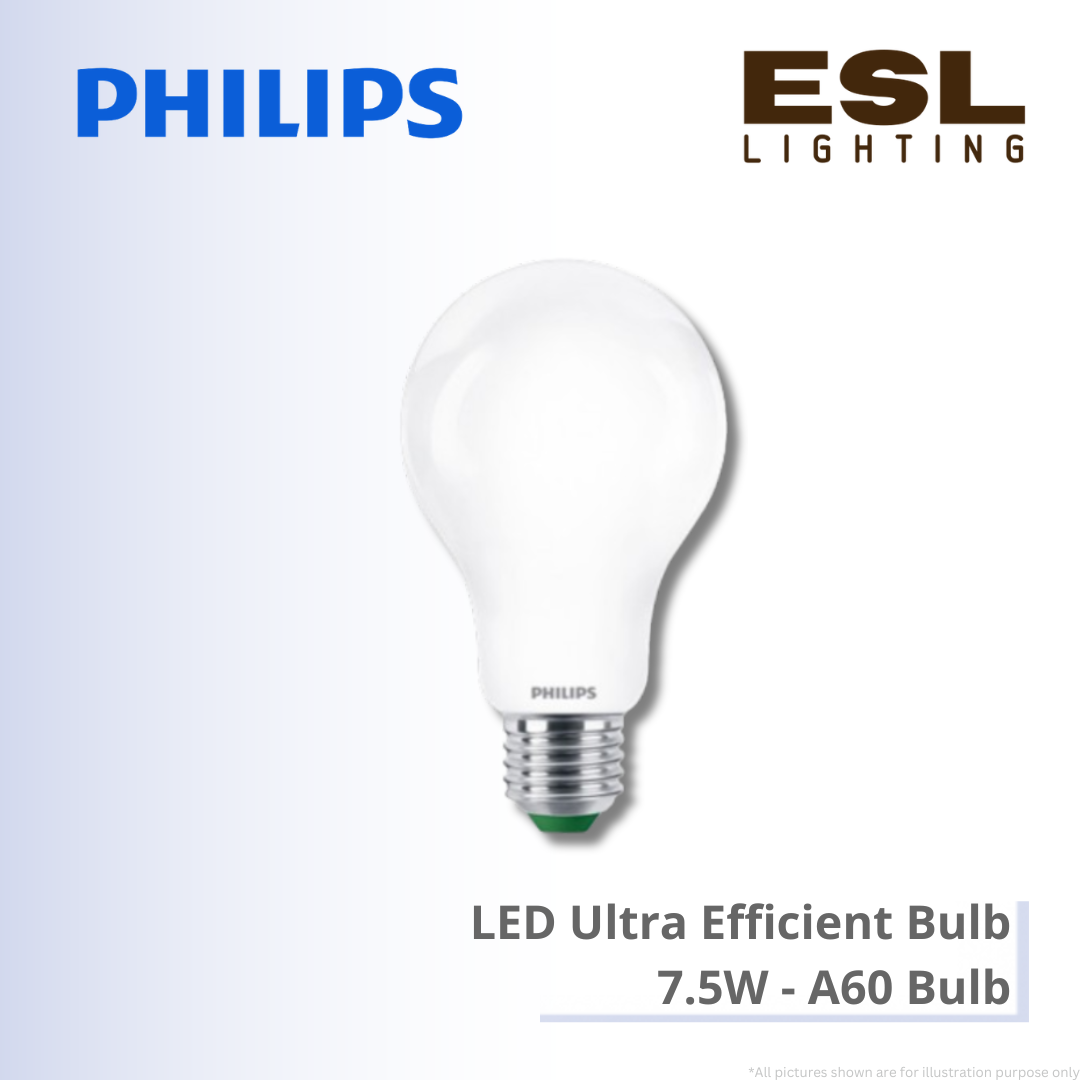PHILIPS LED Ultra Efficient Bulb 7.5W - A60 Bulb