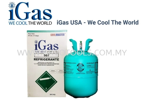 REFRIGERANT GAS R507A (11.3KG/CAN) - BRAND iGAS