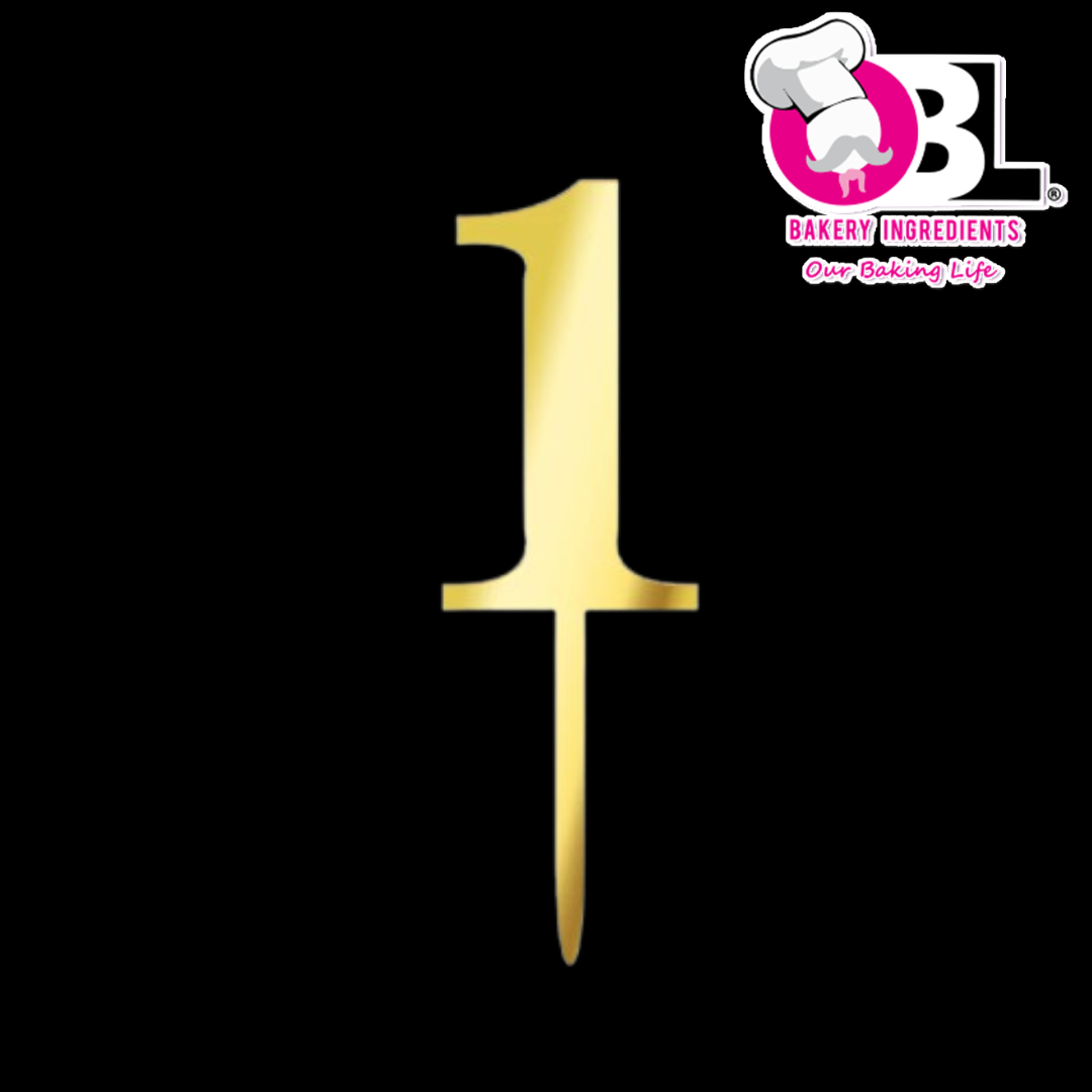 109385 ACRYLIC TOPPER NUMBER 1
