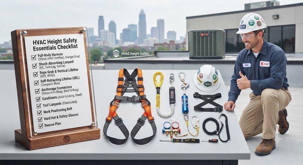 aircond technician height safety equipment liss