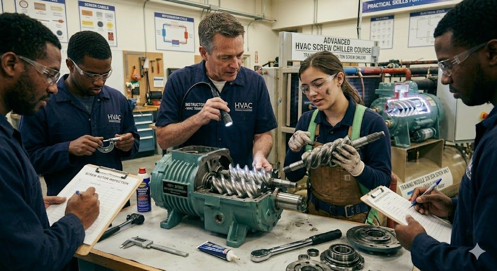 Screw chiller maintenance course