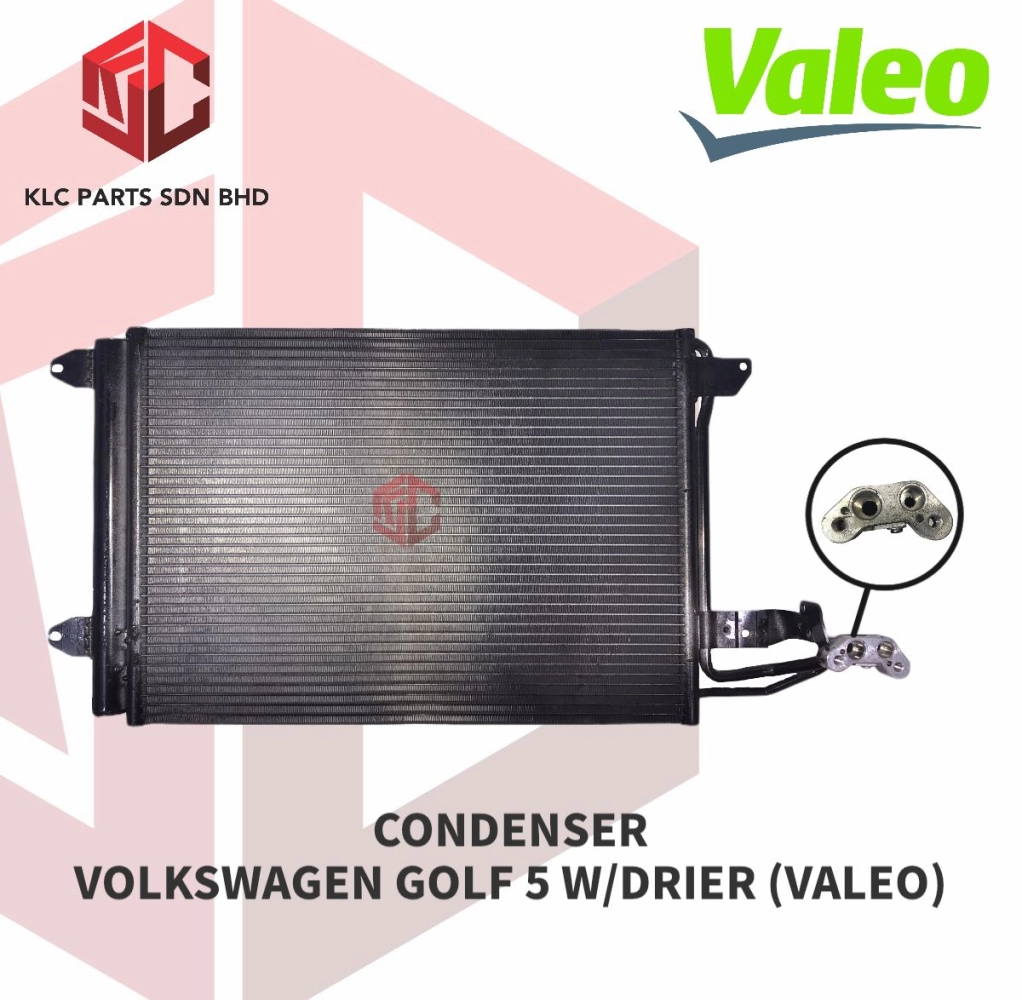 CONDENSER VOLKSWAGEN GOLF 5 W/DRIER (VALEO)