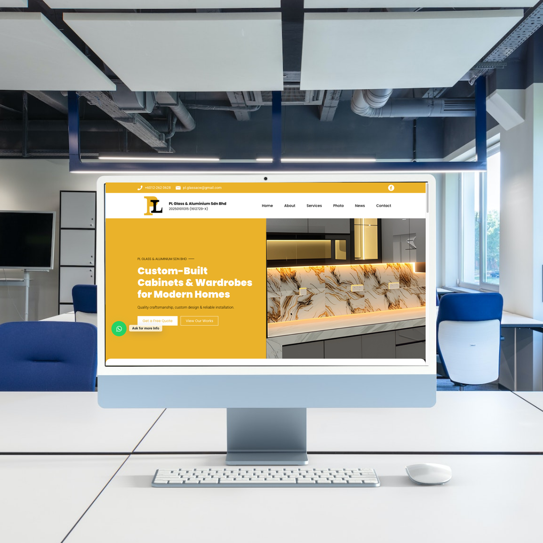 Glass & Aluminium Contractor Portfolio for Buyer Questions & Enquiries | Selangor