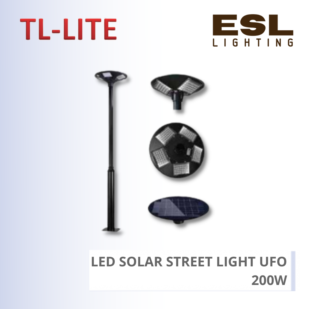 TL-LITE SOLAR LIGHT - LED SOLAR STREET LIGHT UFO - 200W