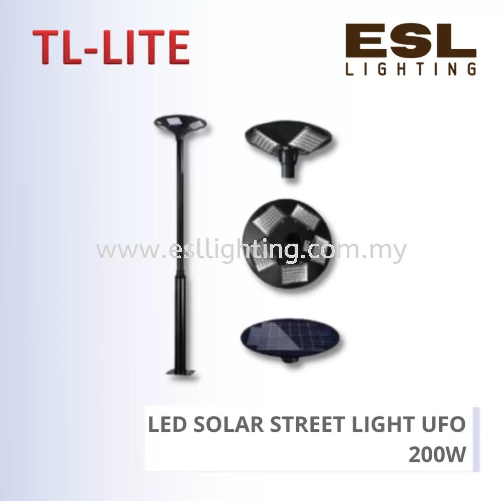 TL-LITE SOLAR LIGHT - LED SOLAR STREET LIGHT UFO - 200W