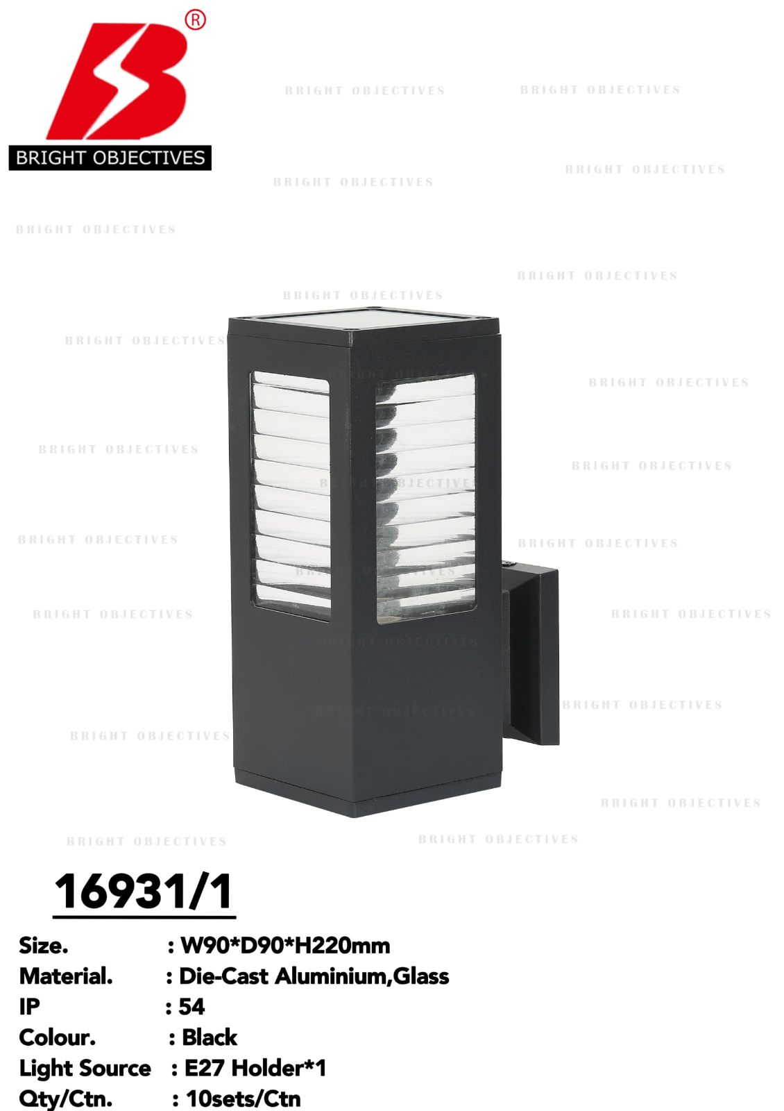 OUTDOOR LED WALL LAMP LIGHT - 16931/1