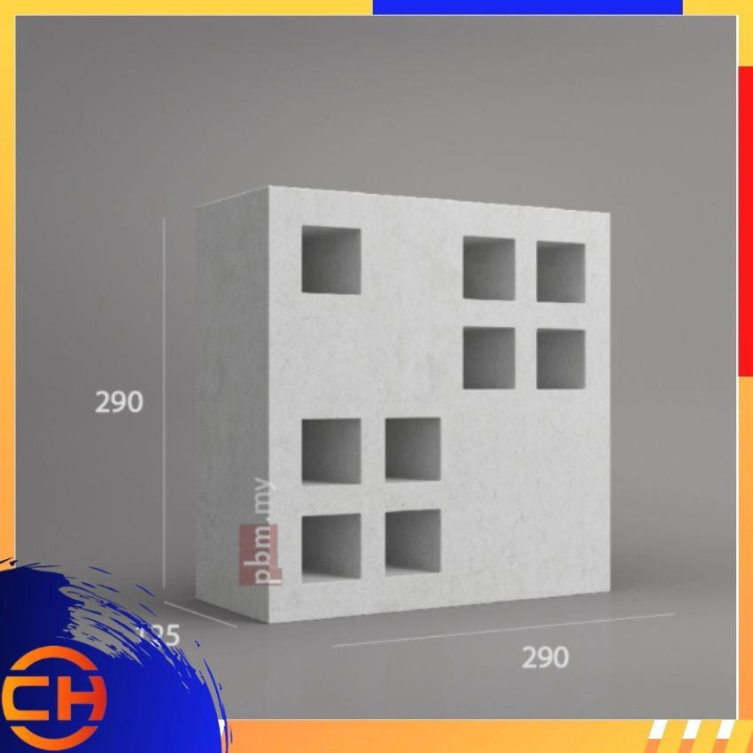 Ventilation Block - 125x290x290MM HM125.302B