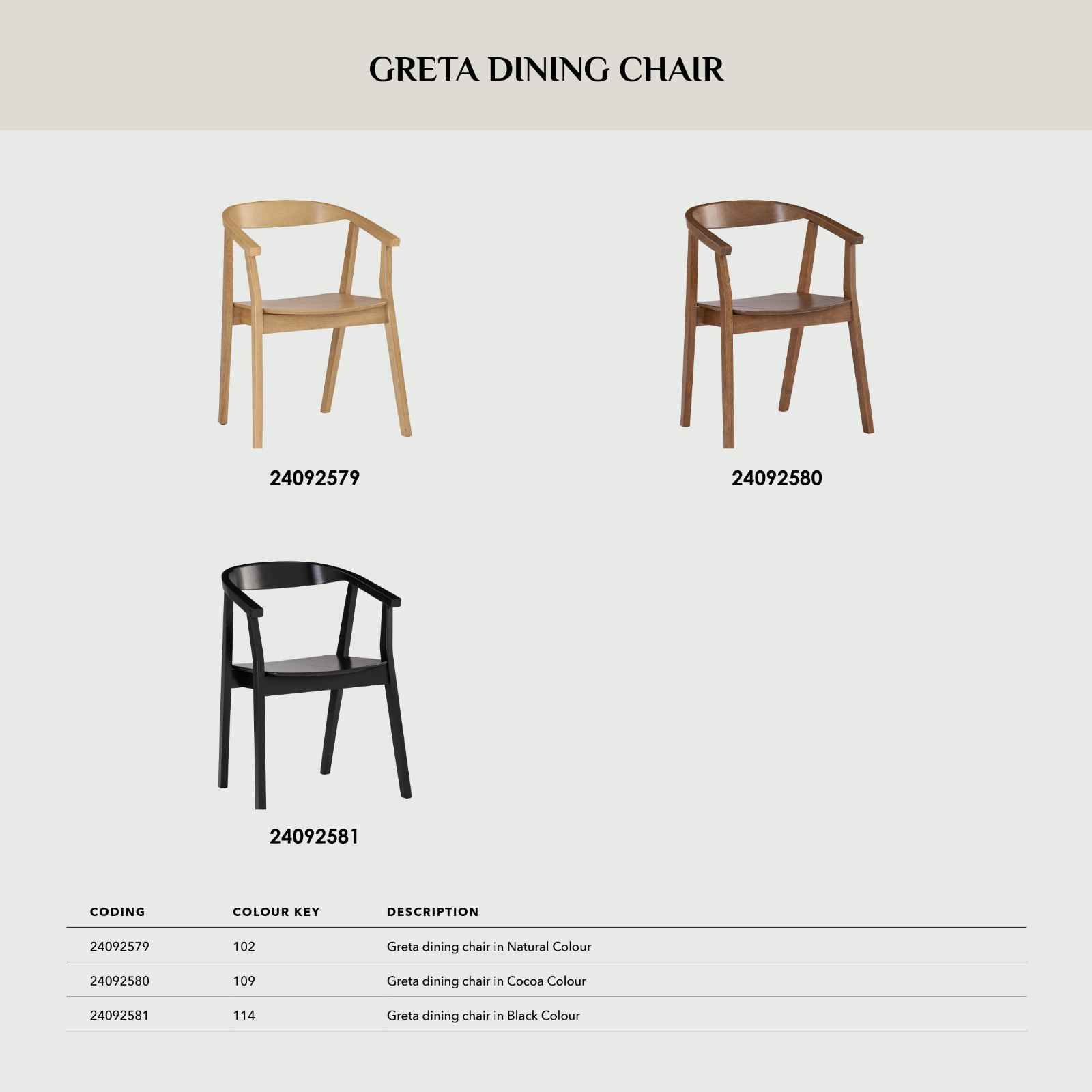 GRETA CHAIR